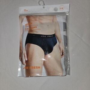 Joe Fresh Black Men's Briefs (2-Pack)
